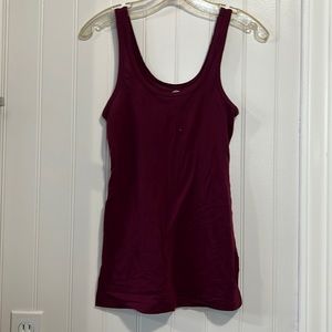 Burgundy tank top